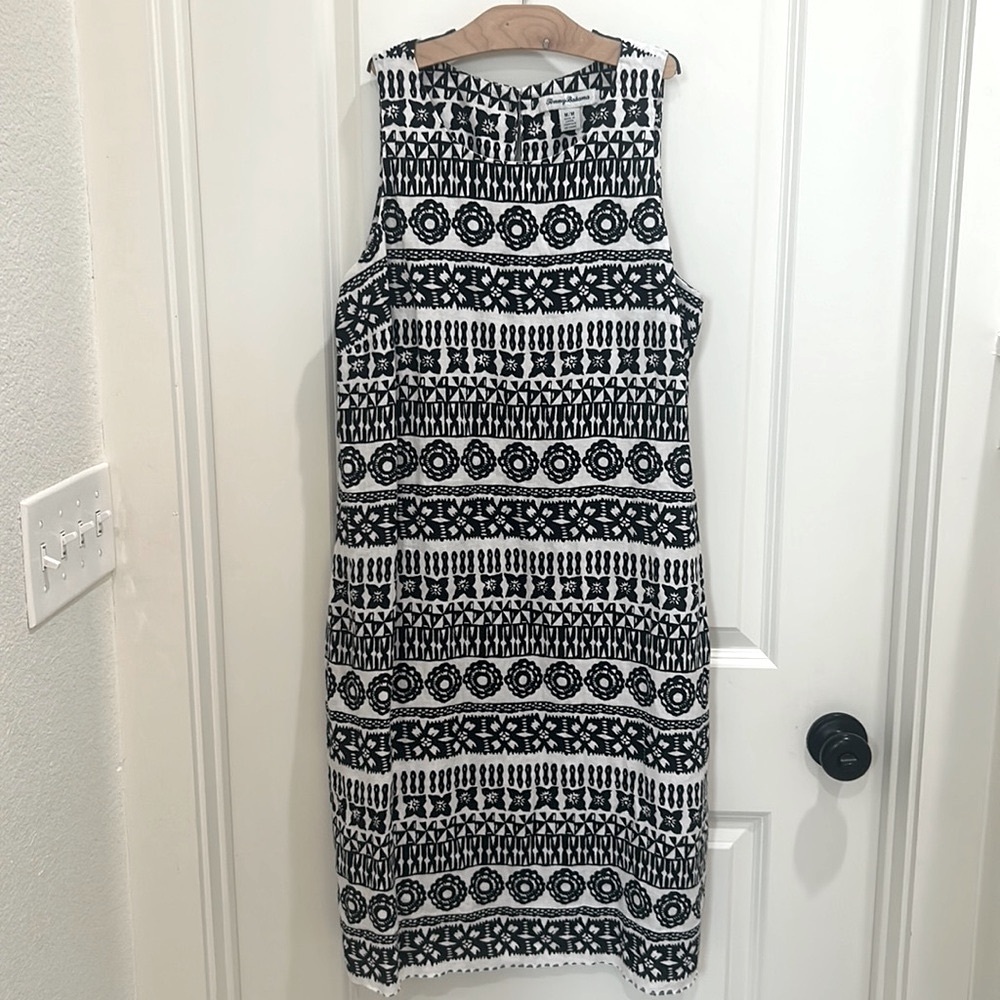 100% linen Tommy Bahama sleeveless dress
